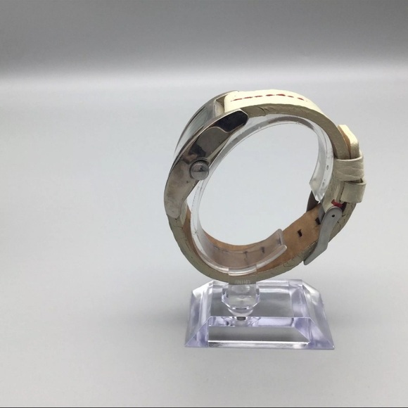 Vtg Wilsons Leather Silver and White unisex 44mm Watch - Picture 11 of 16